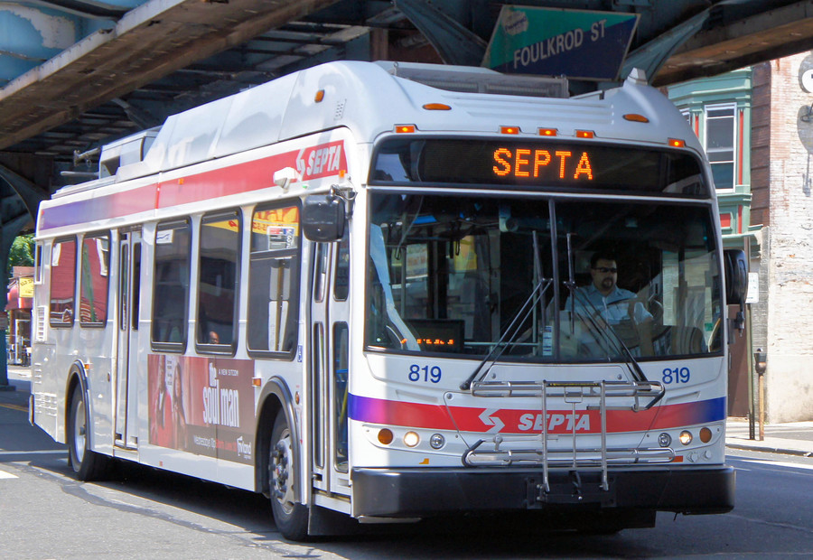 Under the El
819
Keywords: septa philadelphia pennsylvania new flyer e40lfr cummins qsb trackless trolley electric commuter coach mass transit public transportation bus